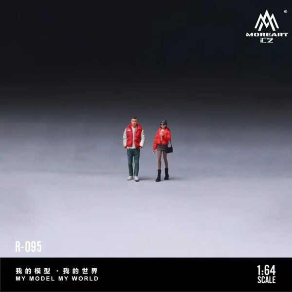  Set mô hình nhân vật figure “Winter Stroll” Couple Figure Set tỉ lệ 1:64 More Art MO223095 