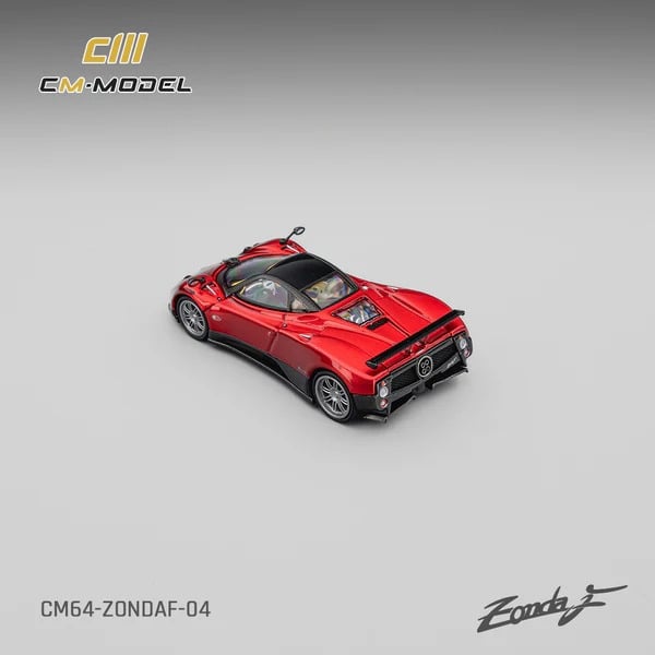 Mô hình xe Pagani Zonda F Rosso Dubai tỉ lệ 1:64 CM model CM64-ZondaF-04 