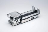  Mô hình xe Isuzu ELF Dekotora Version 2 Custom Flatbed Tow Silver electroplating tỉ lệ 1:64 Micro Turbo MT6405B1 