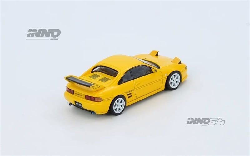  Mô hình xe ô tô Toyota MR2 (SW20) Yellow tỉ lệ 1:64 Inno64 IN64-MR2-YL 