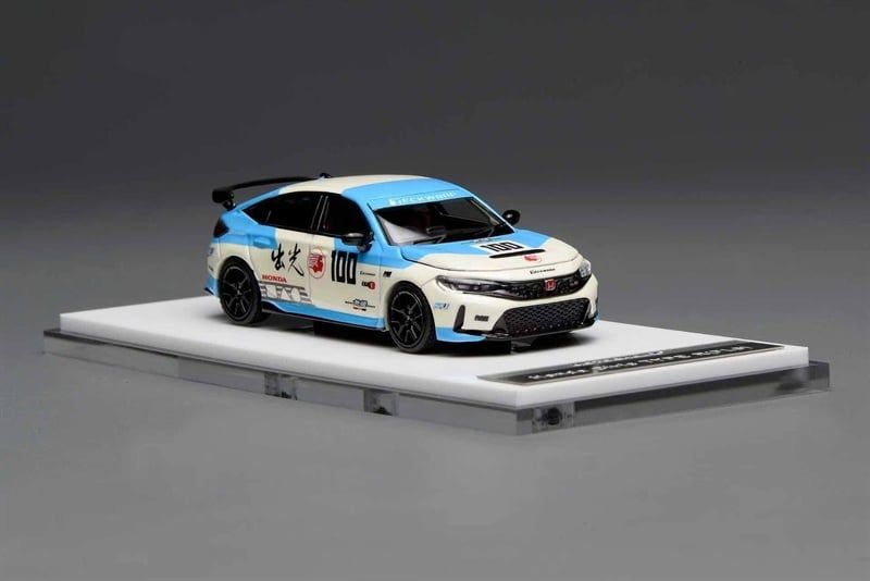  Mô hình xe Honda Civic Type R (FL5), Idemitsu Motion Blue tỉ lệ 1:64 Motorhelix M65329 