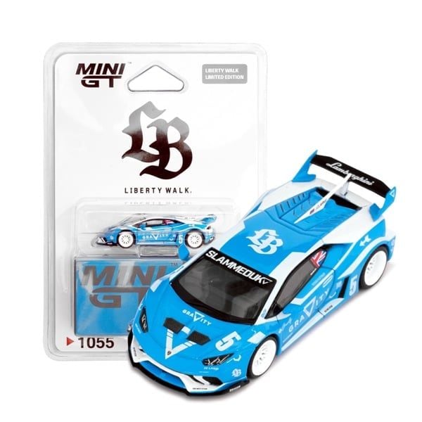  Mô hình xe LB★WORKS Lamborghini Huracán GT GRAVITY bản card Nhật tỉ lệ 1:64 MiniGT MGT01055 