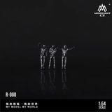  Mô hình figure nhân vật set 3 Skull Dragon Racing Figure Set - Resin Model tỉ lệ 1:64 MoreArt MO223080 