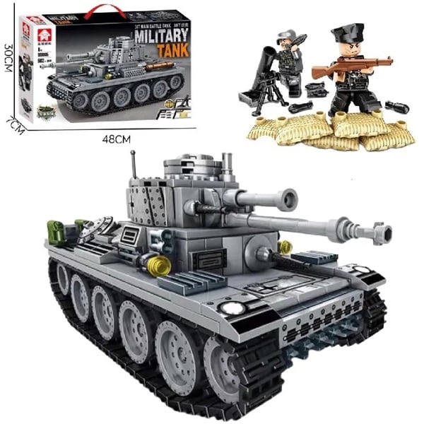  Mô hình lắp ghép xe tăng 38T Military tank 38T 502 mảnh LY25 LG052 