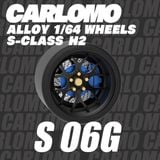  Phụ kiện độ bánh cho xe mô hình Carlomo Wheels S-Class kích thước 9,5mm bằng kim loại tỉ lệ 1:64 Carlomo S0 