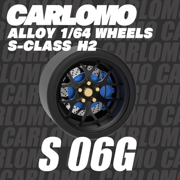  Phụ kiện độ bánh cho xe mô hình Carlomo Wheels S-Class kích thước 9,5mm bằng kim loại tỉ lệ 1:64 Carlomo S0 