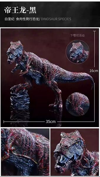  Mô hình khủng long T-rex Tyrannosaurus Rex Red kích thước 35cm bằng nhựa JZD016 