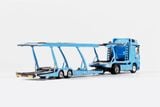  Mô hình xe tải kéo Mercedes Benz Actros Truck vận chuyển xe tỉ lệ 1:64 Shadow Pro Gulf KS-069-619 