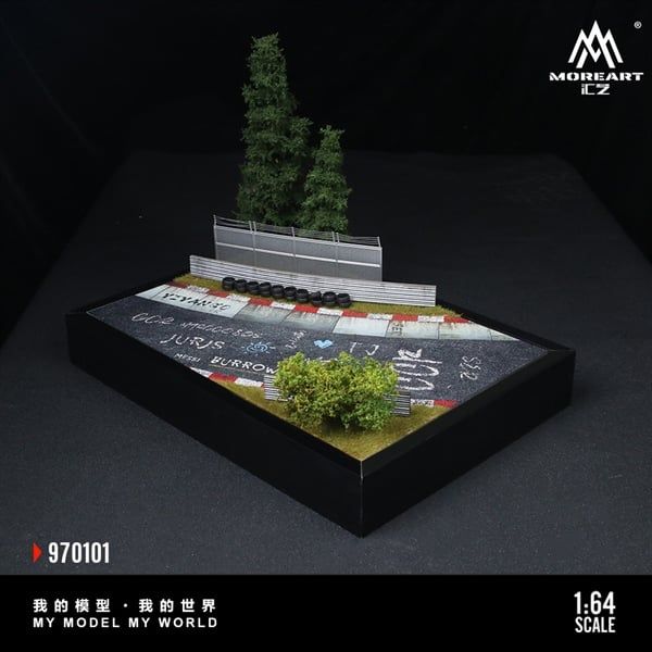  Mô hình hộp trưng bày mô phỏng đường đua Nurburgring Model 01 tỉ lệ 1:64 MoreArt MO970101 