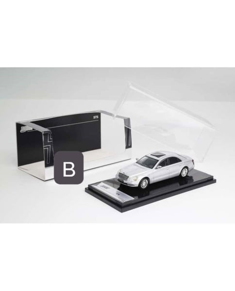  Mô hình xe Maybach 57S Silver tỉ lệ 1:64 Shadow LL-023-94 