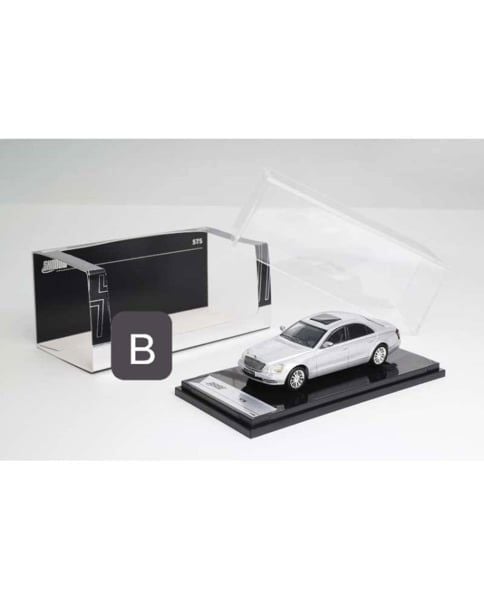  Mô hình xe Maybach 57S Silver tỉ lệ 1:64 Shadow LL-023-94 