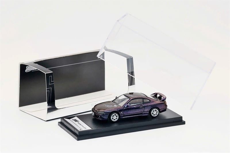  Mô hình xe Nissan S15 Midnight Purple (RHD) tỉ lệ 1:64 Shadow LL-051-243 