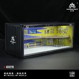 Hộp trưng bày mô container mo phỏng garage custom Spoon 2 tầng có đèn tỉ lệ 1:64 MoreArt MO400219 