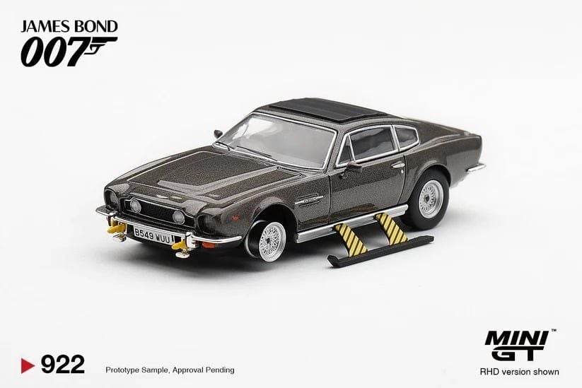  Mô hình xe Aston Martin V8 Vantage “The Living Daylights” – Weapons On tỉ lệ 1:64 MiniGT MGT00922-007 