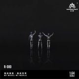  Mô hình figure nhân vật set 3 Skull Dragon Racing Figure Set - Resin Model tỉ lệ 1:64 MoreArt MO223080 