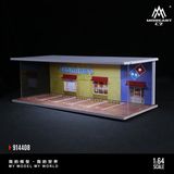  Hộp trưng bày mô phỏng cửa hàng Domino's có đèn kích thước 30x13.3x10cm tỉ lệ 1:64 MoreArt MO914408 