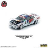  Mô hình xe oyota Levin AE101 - 1993 JTC 5ZIGEN mở capo tỉ lệ 1:64 BMC model 64B0485 