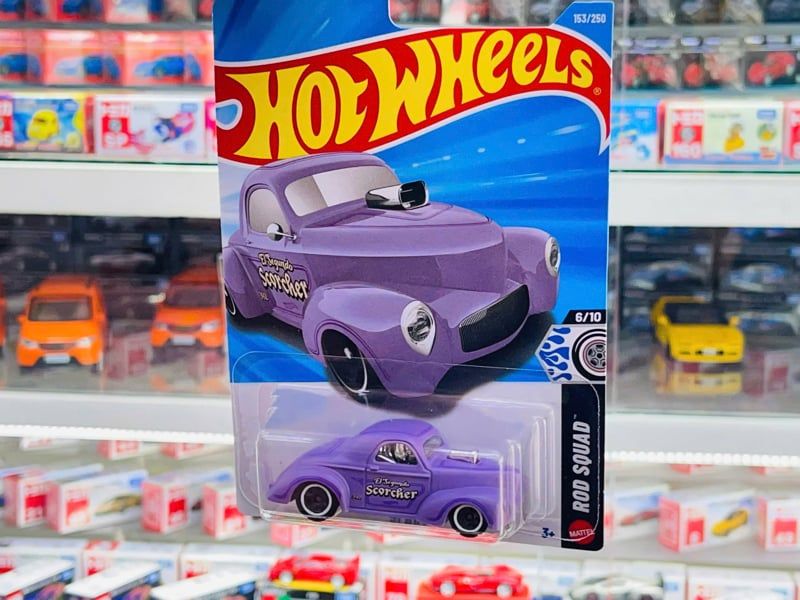  Mô hình xe Willys '41 Fantasy Hot Wheels kim loại có bản quyền chính hãng tỉ lệ 1:64 C4982-FA 
