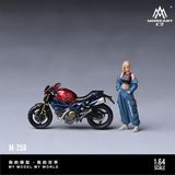  Set figure + xe mô tô Red Ribbon Legion Artificial Person No. 18 Motorcycle tỉ lệ 1:64 MoreArt Figure MO222258 