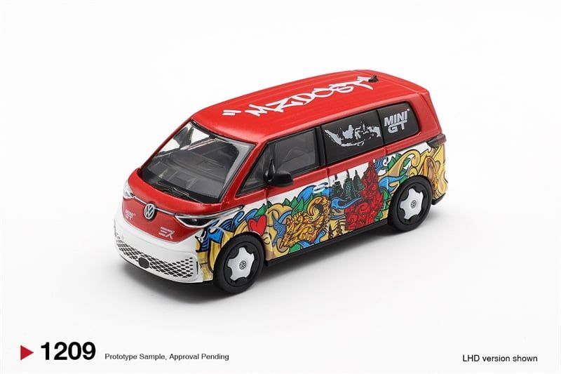  Mô hình xe Volkswagen ID. Buzz Mizu Design tỉ lệ 1:64 MiniGT MGT01209 