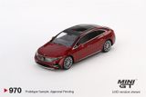  [Hàng Loose] Mô hình xe Mercedes-Benz EQS 580 4MATIC Red Metallic tỉ lệ 1:64 MiniGT MGT00970 