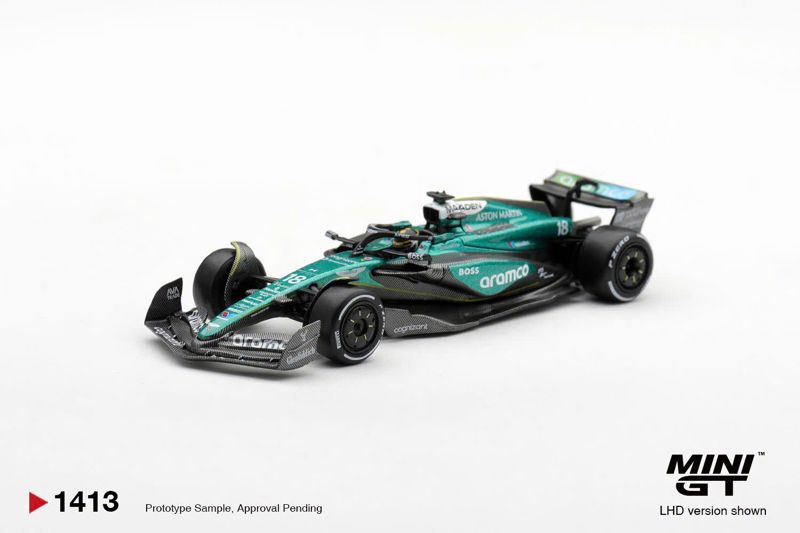  Mô hình xe Aston Martin AMR24 #18 Lance Stroll 2024 F1 2024 Las Vegas GP tỉ lệ 1:64 MiniGT MGT01413 