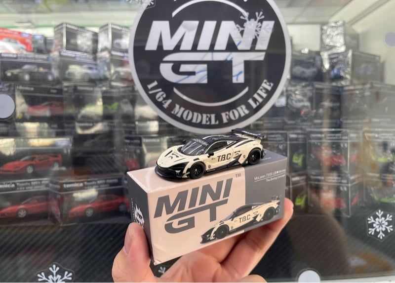  [HÀNG LOOSE] Mô hình xe McLaren 720S LB★Works The Boring Concept tỉ lệ 1:64 Minigt MGT01083 