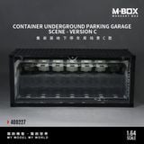  Hộp trưng bày container mô phỏng garage - bãi đỗ xe ngầm kích thước 38.7cm × 16cm × 16.5cm tỉ lệ 1:64 MoreArt Box M-BOX MB400227 