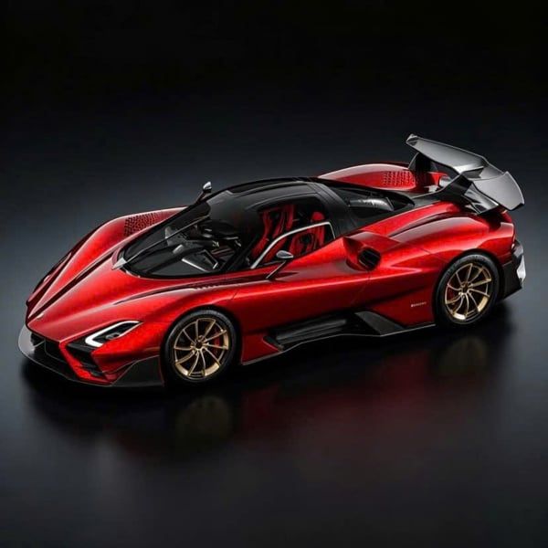  Mô hình xe Sibelle SSC Tuatara Striker Diecast Model tỉ lệ 1:64 Fine Works64 OT64896 