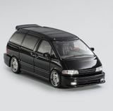  Mô hình xe Toyota Previa MK1 XR10 Black tỉ lệ 1:64 Mortal Models MOR6404013 