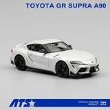  Mô hình xe Toyota GR Supra A90 White Absolute Zero tỉ lệ 1:64 ATS ATS882103 