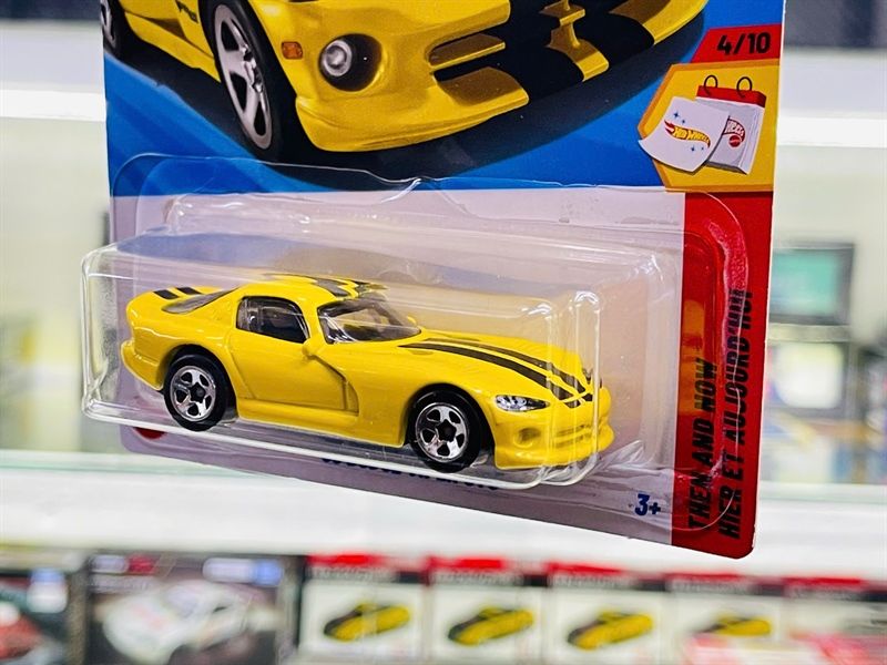  Mô hình xe Dodge Viper GTS '96 Hotwheels kim loại có bản quyền chính hãng tỉ lệ 1:64 C4982-DO 