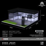  Hộp trưng bày mô phỏng showroom Mazda Dealership kích thước 30cm x 30cm x 11.5cm tỉ lệ 1:64 Moreart MO936018 