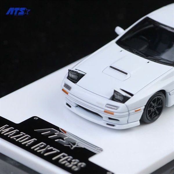  Mô hình xe Mazda RX-7 FC3S - White tỉ lệ 1:64 ATS ATS880201 