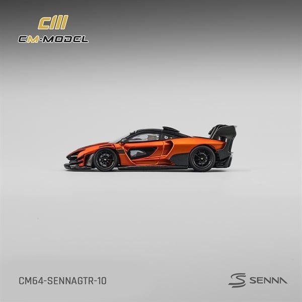  Mô hình xe Mclaren SennaGTR Volcano Orange tỉ lệ 1:64 CM model CM64-SENNAGTR-10 