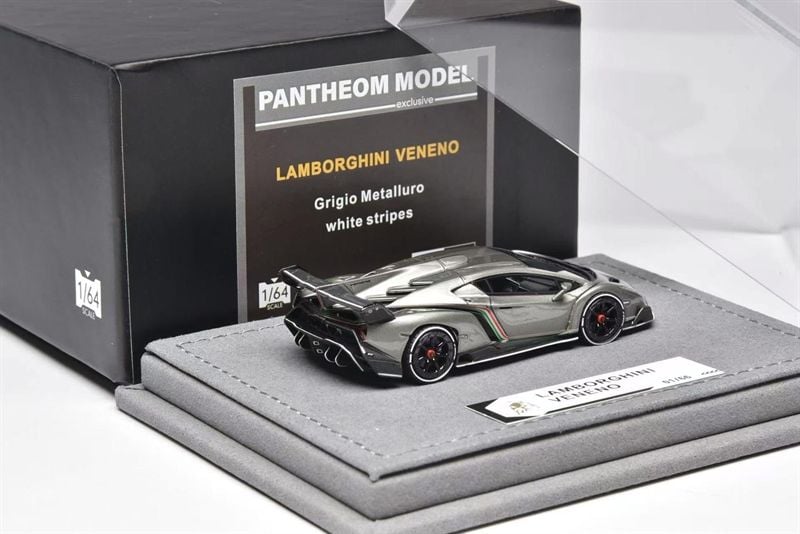  Mô hình xe Lambo Veneno Resin Model tỉ lệ 1:64 Pantheom Model OT64527 