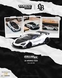  Mô hình xe Mclaren 720s LB-WORKS white tỉ lệ 1:64 Tarmac Works x CM model T64-106-WH 