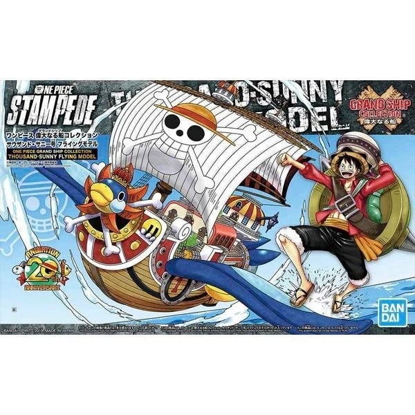  Mô hình figure lắp ráp ONE PIECE GRAND SHIP COLLECTION THOUSAND-SUNNY FLYING MODEL Bandai 4573102577948 