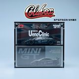  Hộp trưng bày mica cho xe McLaren F1 GTR #59 1995 Le Mans 24Hr Winner Post-Race Weathered MiniGT có khung ảnh tỉ lệ 1:64 Colabox 870 PKC 