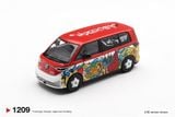  Mô hình xe Volkswagen ID. Buzz Mizu Design bản card tỉ lệ 1:64 MiniGT MGT01209 