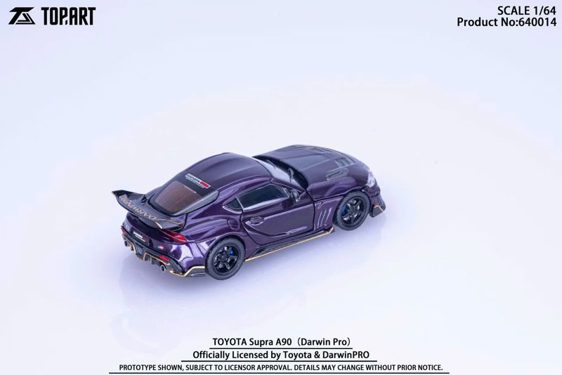  Mô hình xe Toyota Supra A90 Darwin Pro Widebody Version full open tỉ lệ 1:64 TopArt TAO640014 