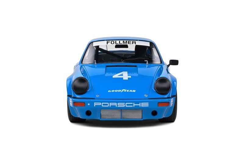  Mô hình xe ô tô Porsche 911 ROC - IROC Riverside 1974 #4 Follmer tỉ lệ 1:18 Solido model S1810702 