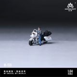  Mô hình nhân vật figure - xe mô tô Harley-Davidson Biker Gang Resin Model Kit tỉ lệ 1:64 MoreArt MO222235 