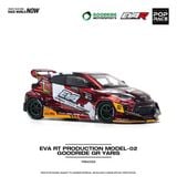  [Hàng Loose] Mô hình xe Toyota Yaris Eva RT Production Model-02 Goodride GR Yaris tỉ lệ 1:64 Poprace PR640126 