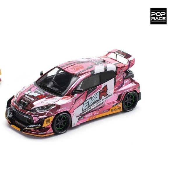  [Hàng Loose] Mô hình xe Honda Yaris GR EVA RT production model custom Type-08 Goodride tỉ lệ 1:64 Poprace PR640220 