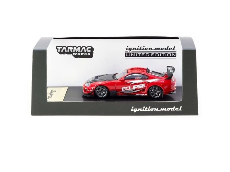  Mô hình xe Toyota Supra (JZA80) RZ Red tỉ lệ 1:64 Ignition Model IG3841 
