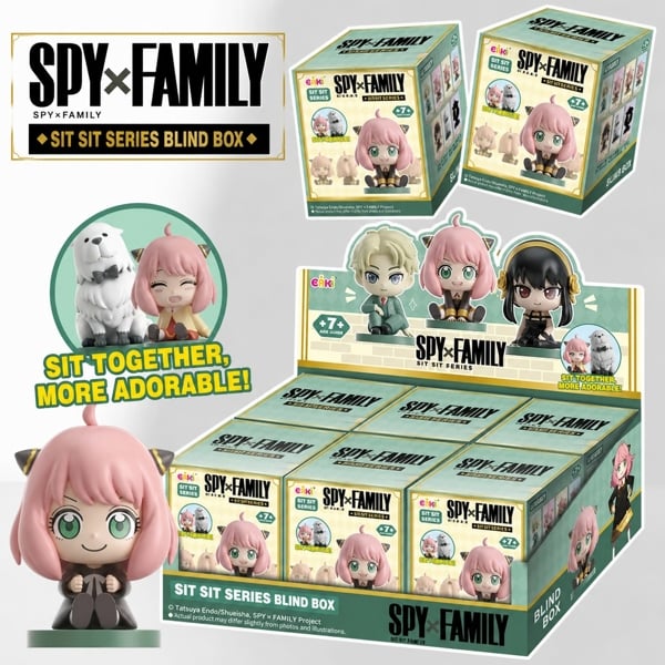  Mô hình Eaki Spy x Family Play House Sit-Sit Series Blind Box CP03 