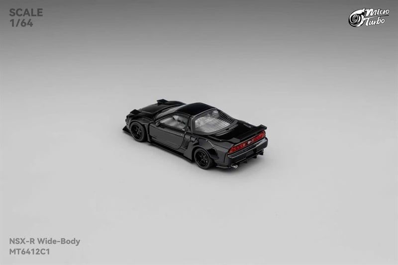  Mô hình xe Honda NSX R Wide Body Black tỉ lệ 1:64 Micro Turbo MT6412C1 