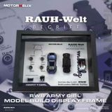  Hộp trưng bày mô hình xe chi tiết Porsche 964 RWB ARMY GIRL tỉ lệ 1:64 Motorhelix OT64798 