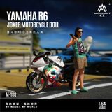 Set mô hình mô tô và figure nhân vật Yamaha R6 Joker tỉ lệ 1:64 More Art MO222188 